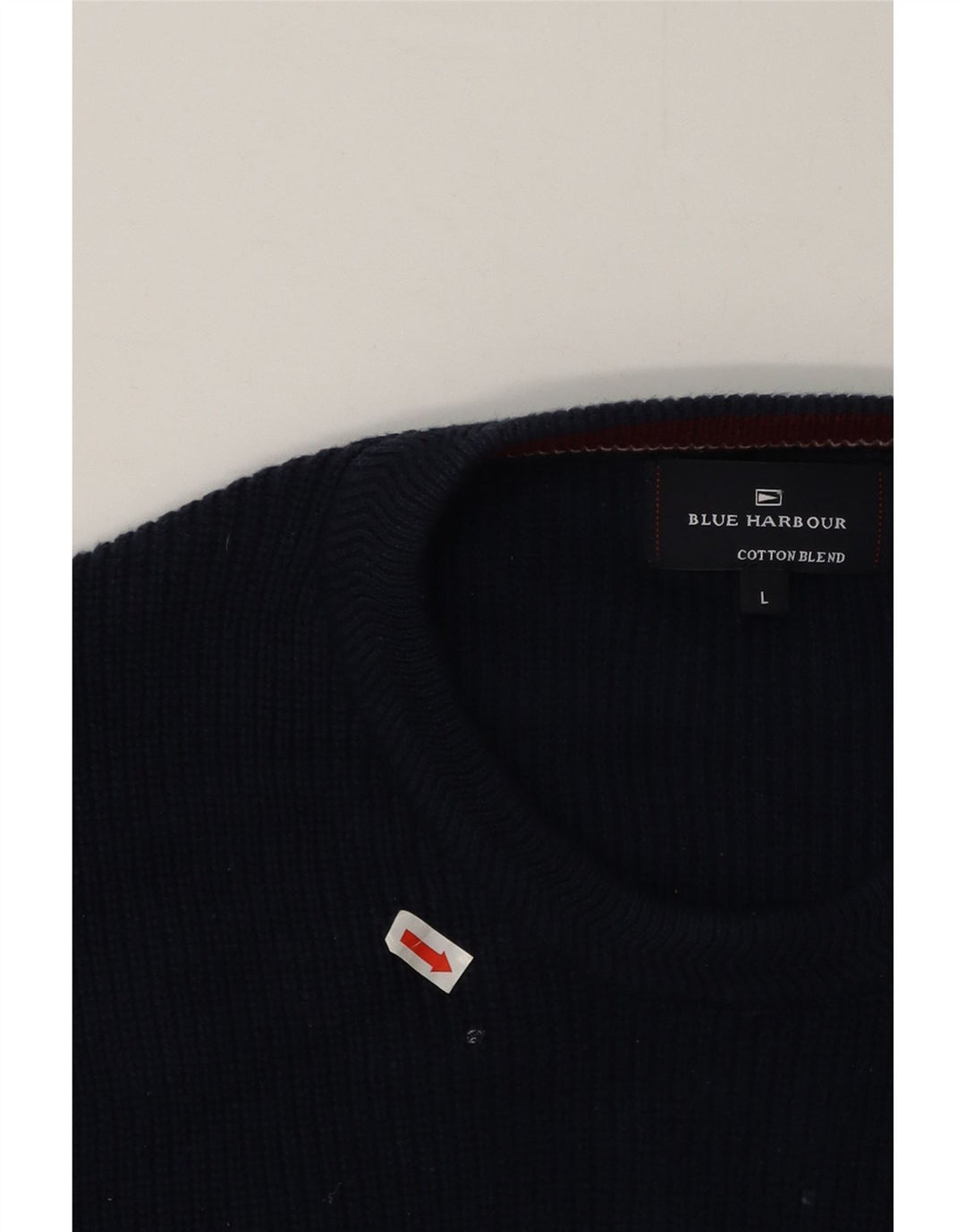 Marks & Spencer Pull à col rond Blue Harbour pour homme, grand bleu marine