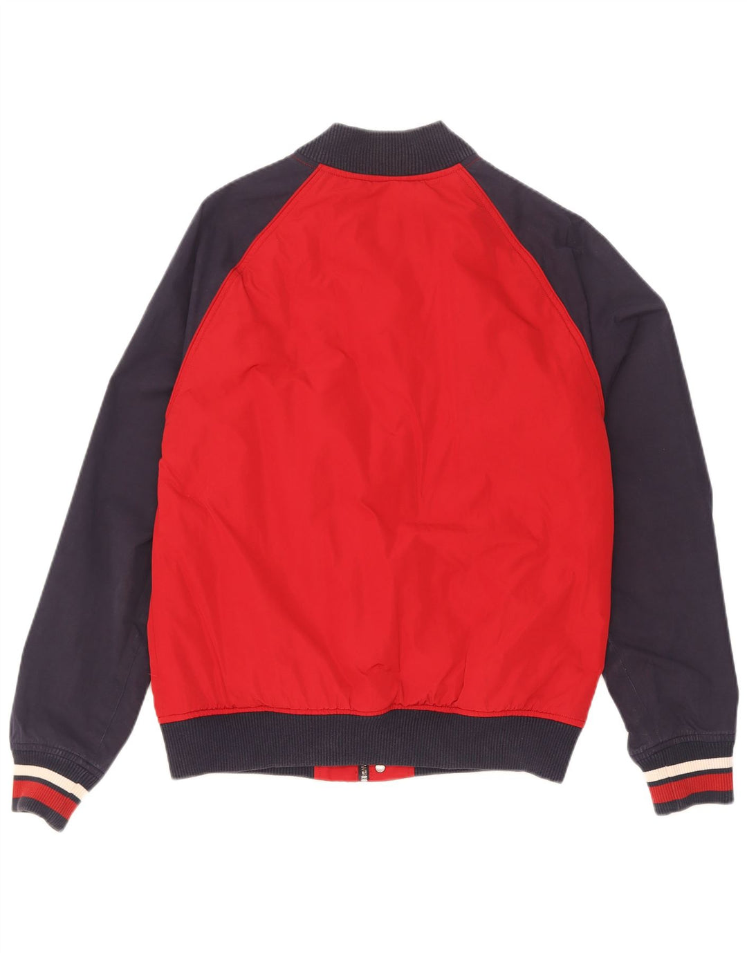Tommy Hilfiger Veste bomber graphique pour homme UK 36 Petit colorblock rouge