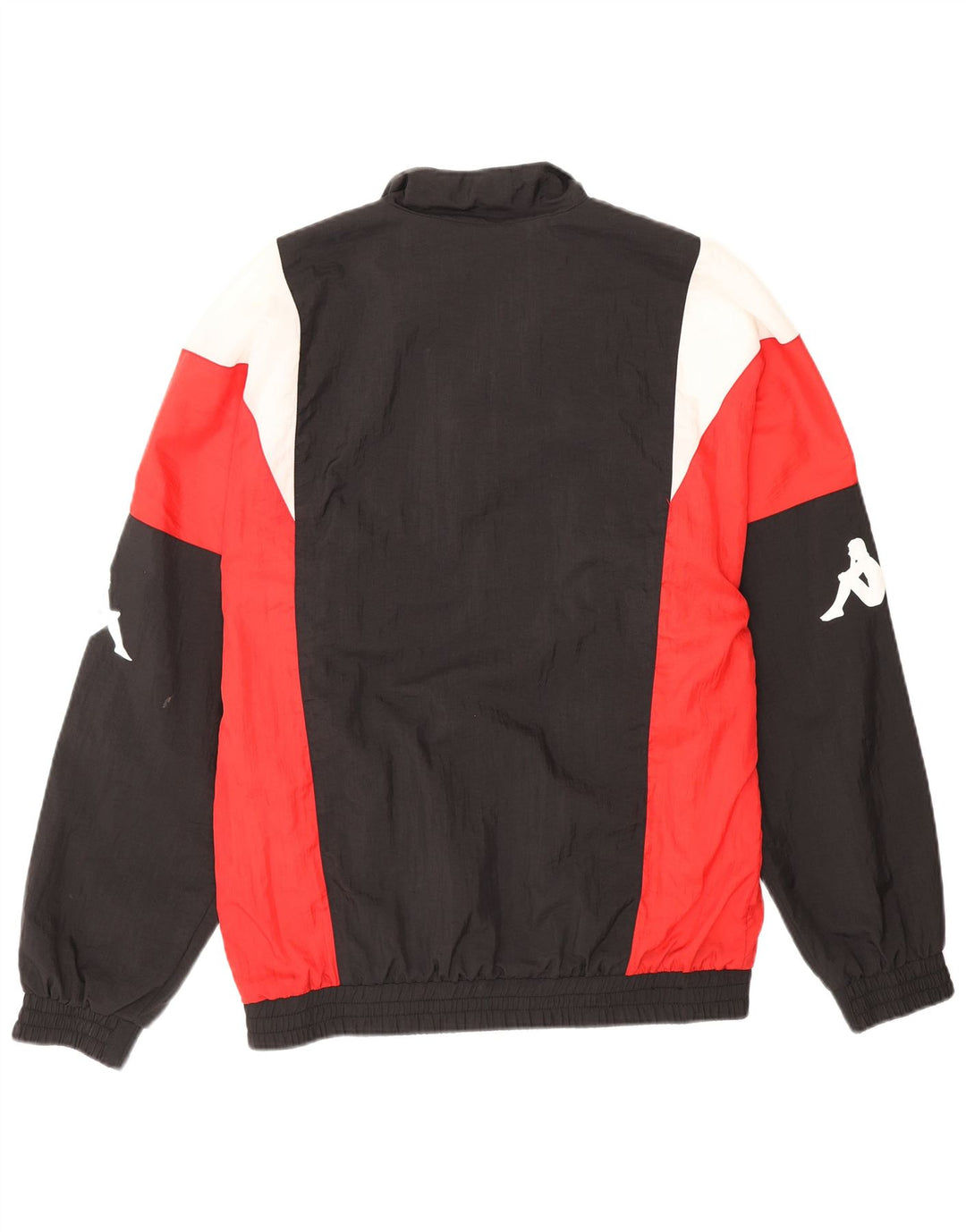 Kappa Veste de Survêtement Graphique Homme Small Noir Colorblock Polyamide