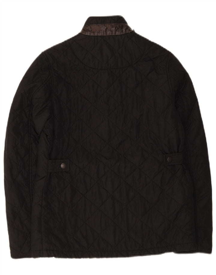 Barbour Veste matelassée pour garçons 10-11 ans Grand Noir