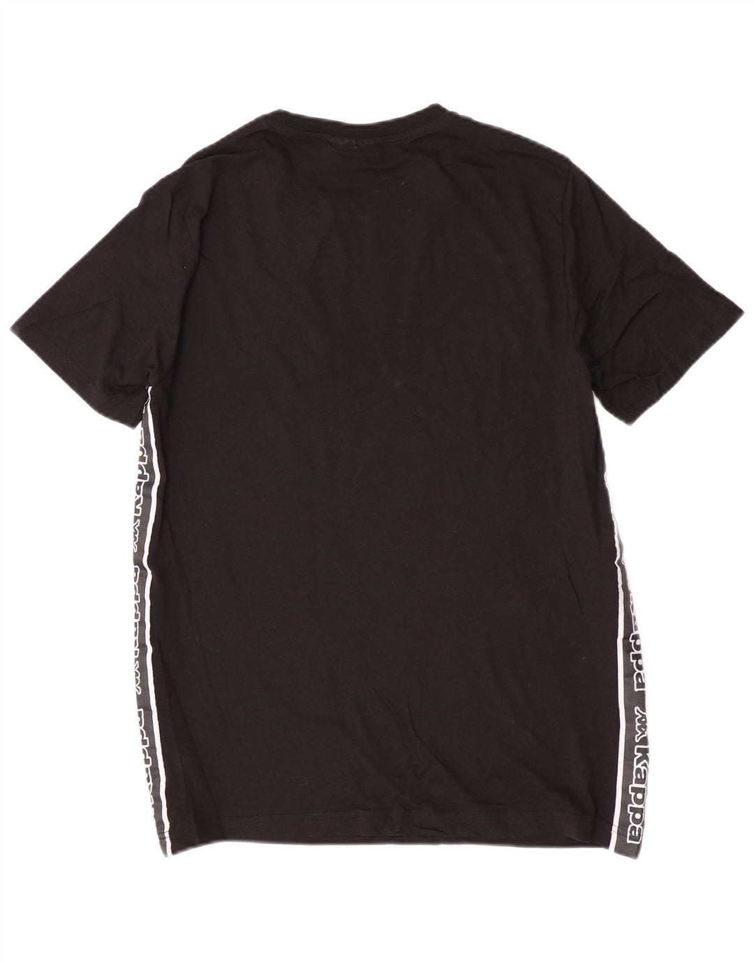 Kappa T-Shirt Graphique Homme Noir Moyen Coton Colorblock