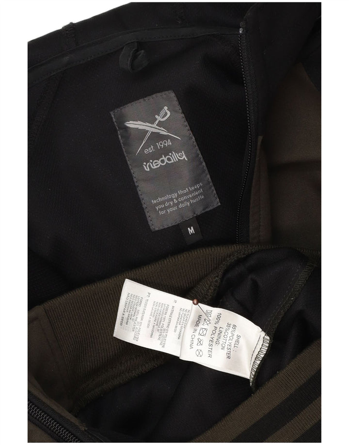 Iriedaily Veste Bomber Homme UK 38 Kaki Moyen Colorblock Polyester