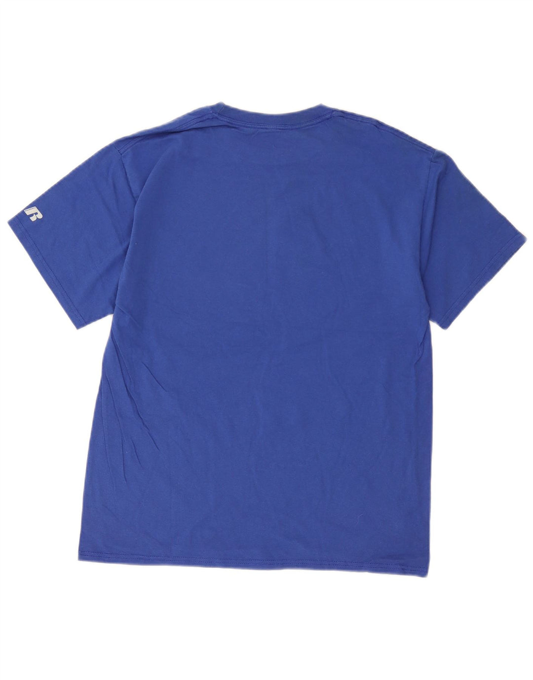 Russell Athletic T-Shirt Graphique Homme Bleu Moyen Coton