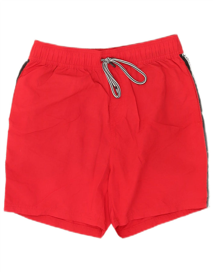 Dkny Short de Bain Graphique Petit Rouge Polyamide Homme