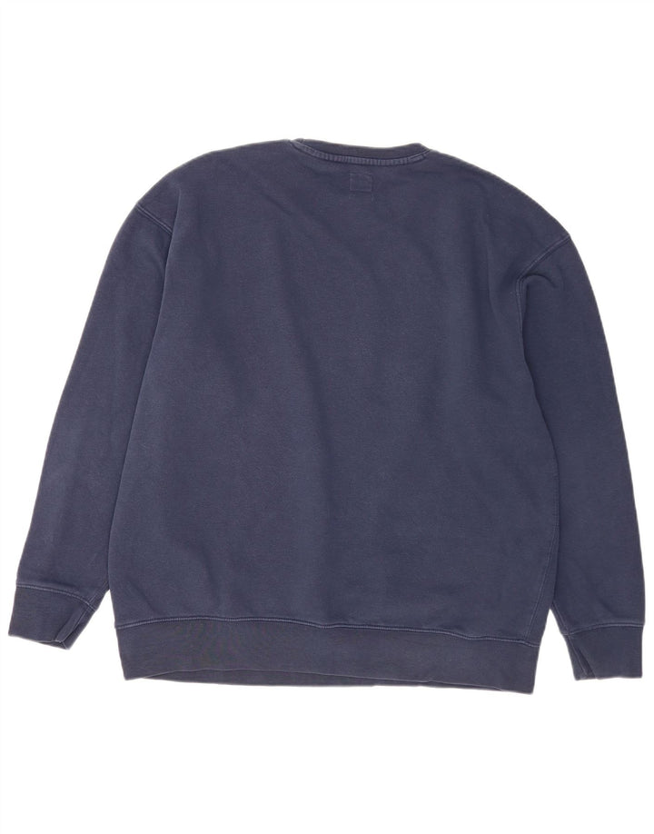 Levi's Casual Graphic Sweatshirt Jumper Large Homme Bleu Marine Coton