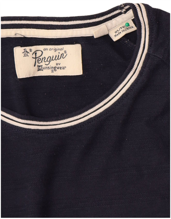 Penguin T-Shirt Homme Top XL Bleu Marine