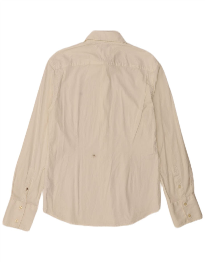Tommy Hilfiger Chemise Slim Fit pour Homme en Coton Blanc Large