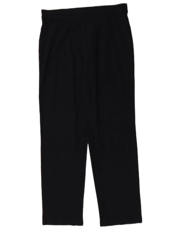 Marks & Spencer Pantalon décontracté pour femme UK 14 Large W34 L31 Bleu marine