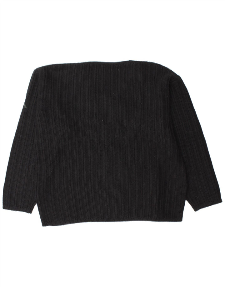 Rifle Pull col V pour homme en acrylique noir Taille L