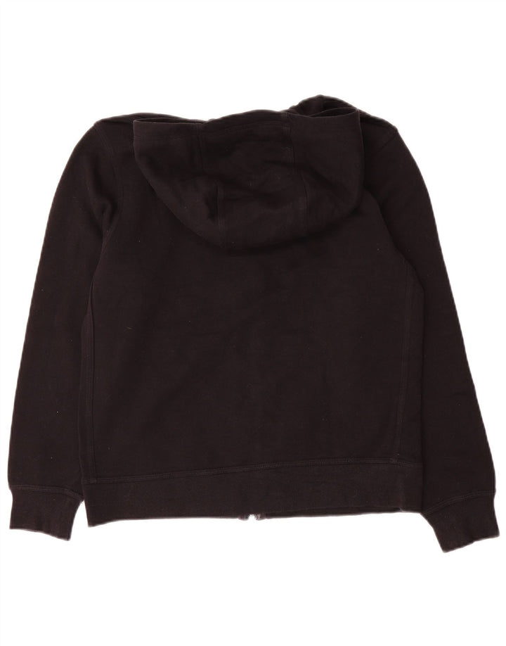 Nike Pull à capuche zippé pour femme UK 12 Noir moyen