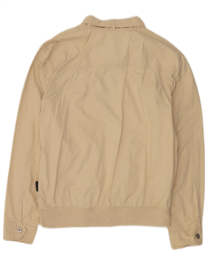 Sergio Tacchini Veste Bomber Homme UK 40 Grand Coton Beige