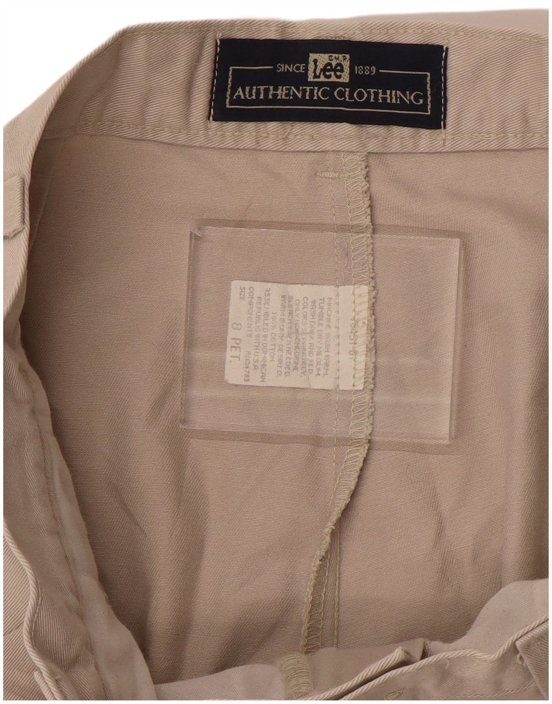 Lee Pantalon Chino Fuselé Femme US 8 Medium W28 L28 Coton Beige
