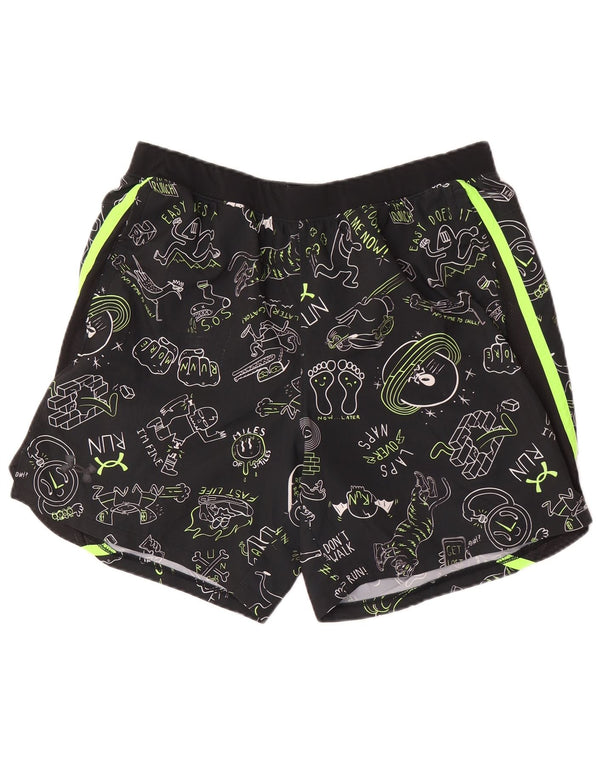 Under Armour Short de Sport Heat Gear Abstract Pattern Graphic Homme Noir XL