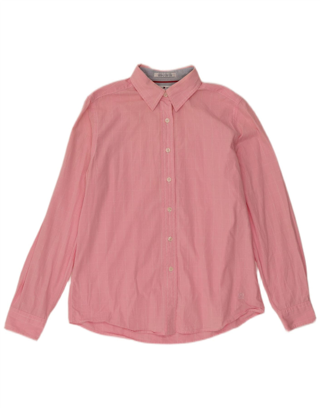 Tommy Hilfiger Chemise Femme US 6 Coton Rose Moyen à Carreaux