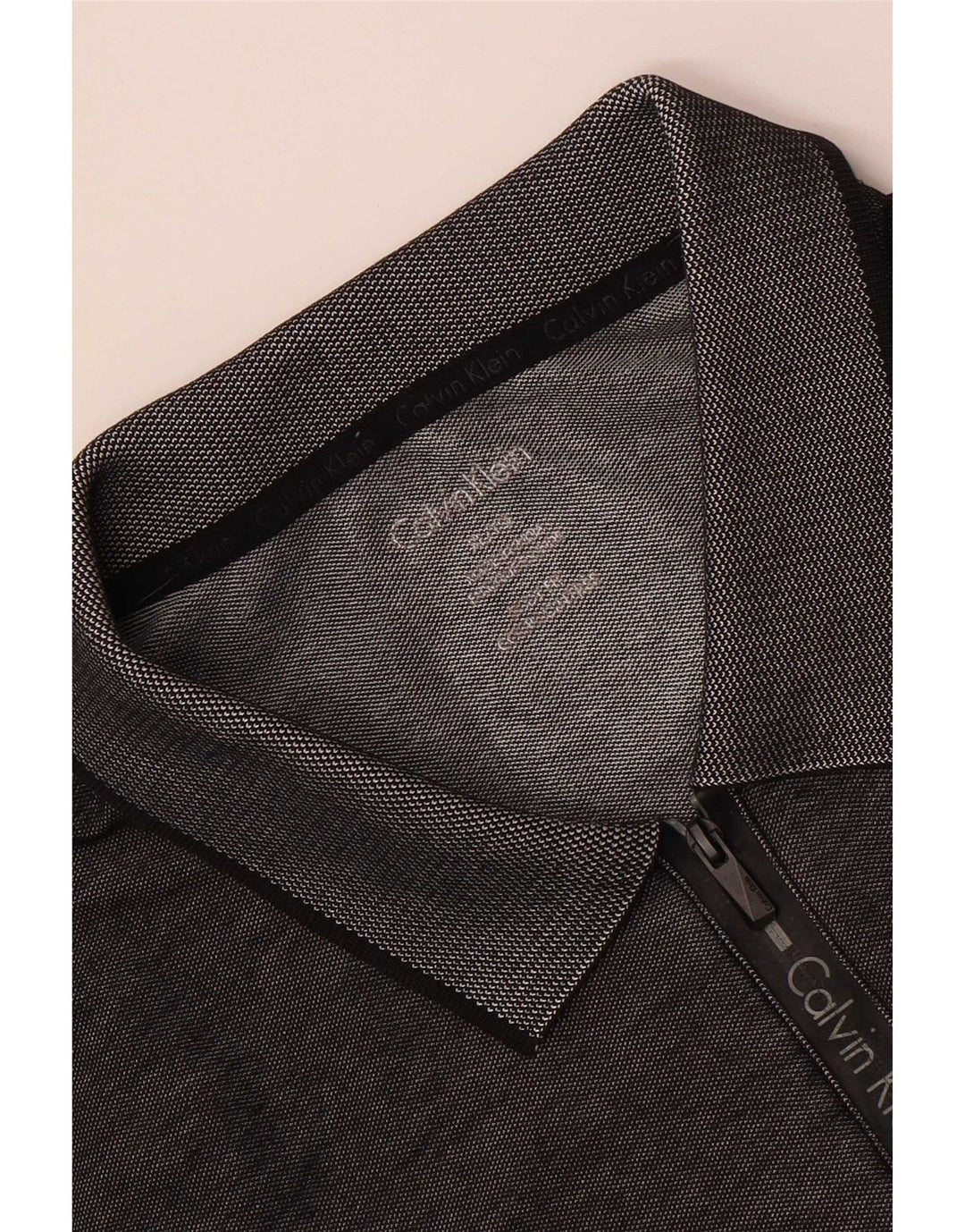 Calvin Klein Polo Homme XL Gris Moucheté