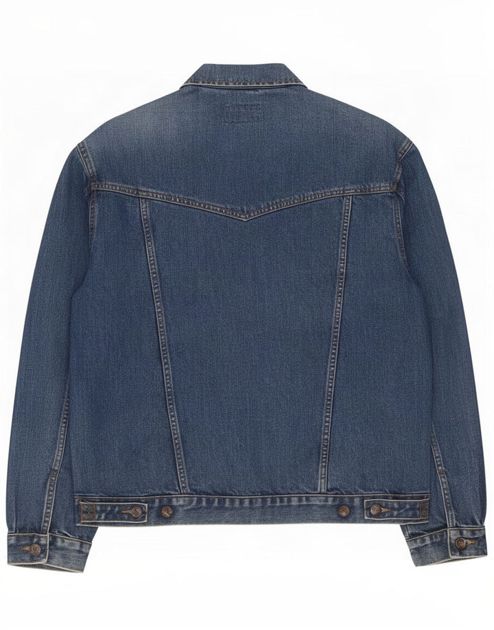 Wrangler Veste en jean pour homme UK 40 Grand coton bleu