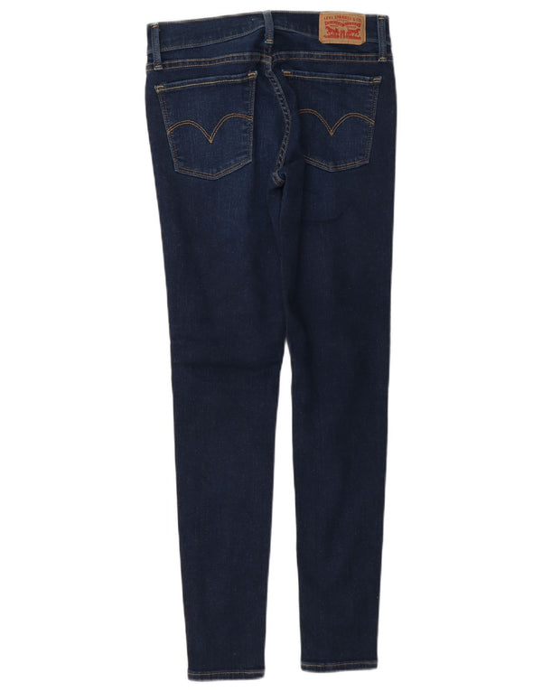 Levi's Jean 710 Super Skinny W25 L28 Femme Bleu Marine Coton