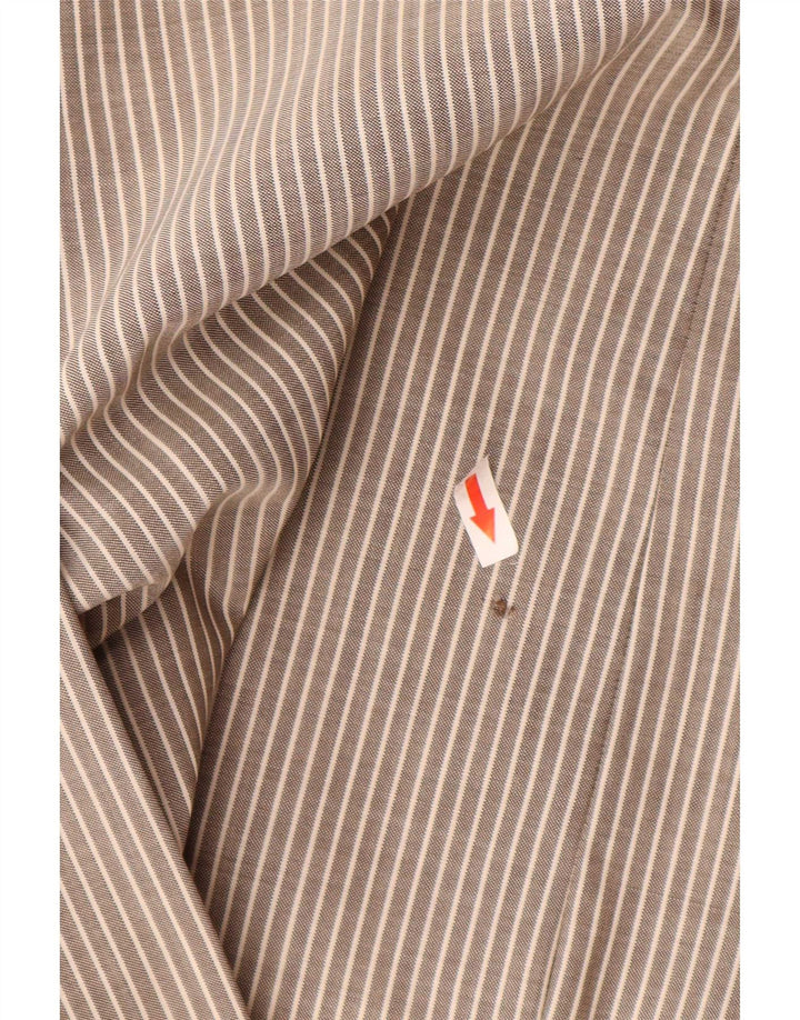 Hugo Boss Veste blazer à 2 boutons pour homme EU 54 2XL Laine vierge à fines rayures grises