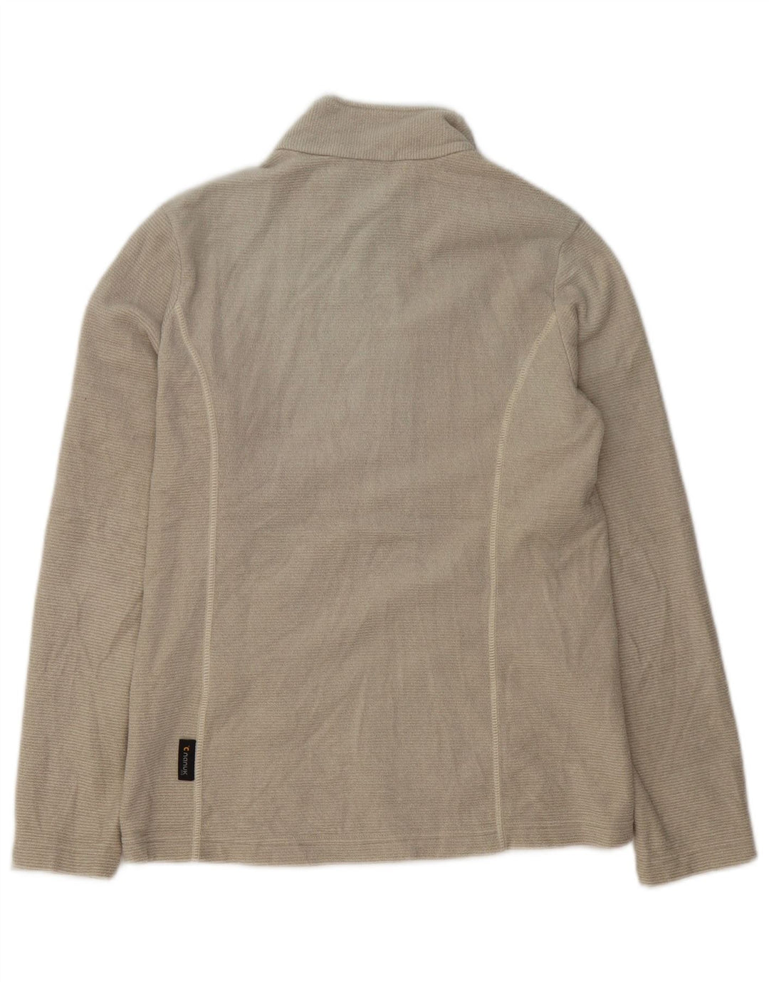Jack Wolfskin Veste Polaire Femme UK 8/10 Petit Beige Polyester