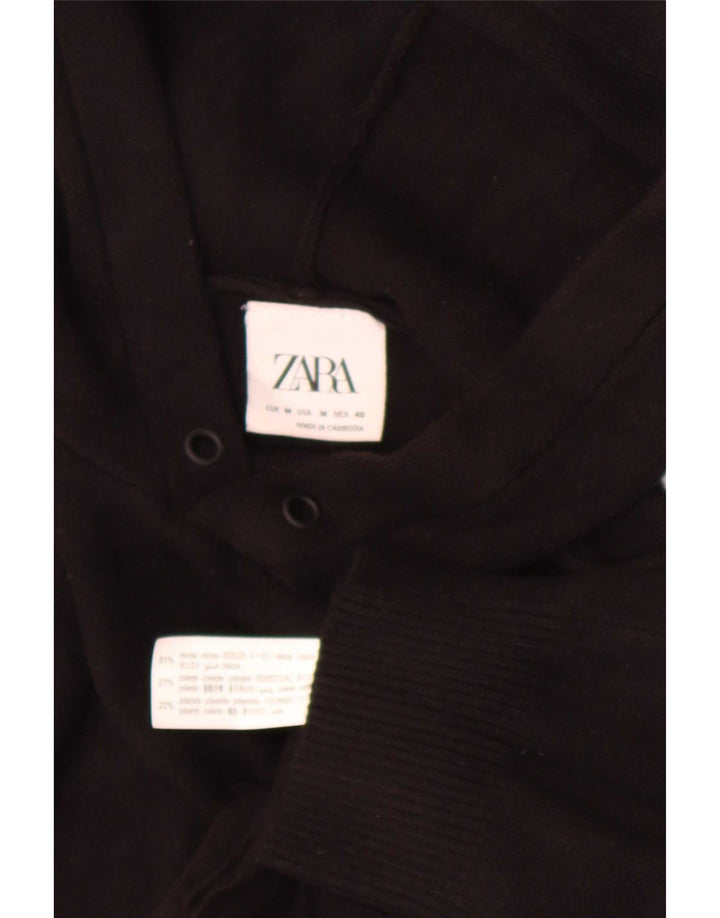Pull à capuche Zara Homme Noir Moyen Viscose