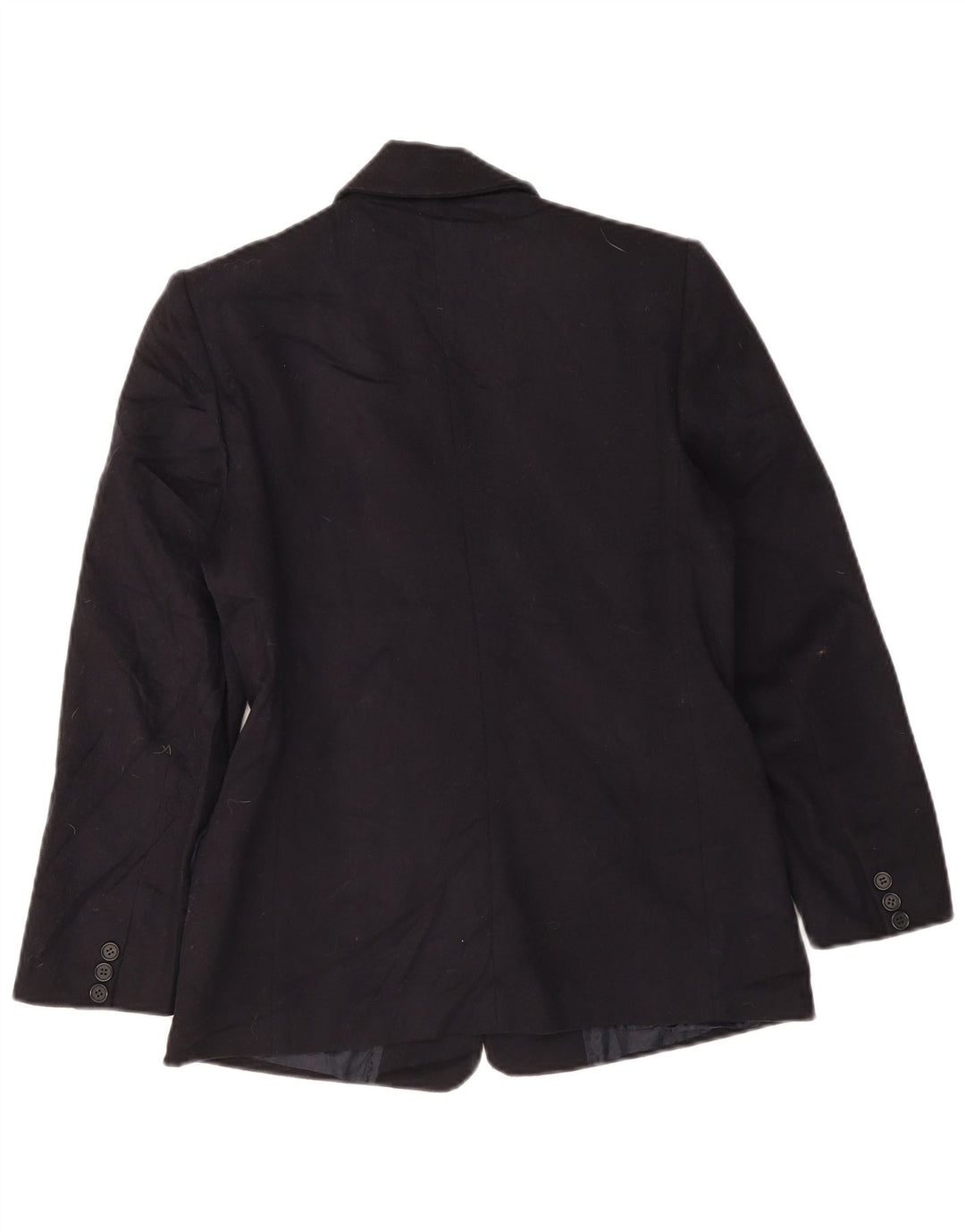 Ball On Veste Blazer 3 Boutons Femme IT 42 Laine Vierge Bleu Marine Moyen