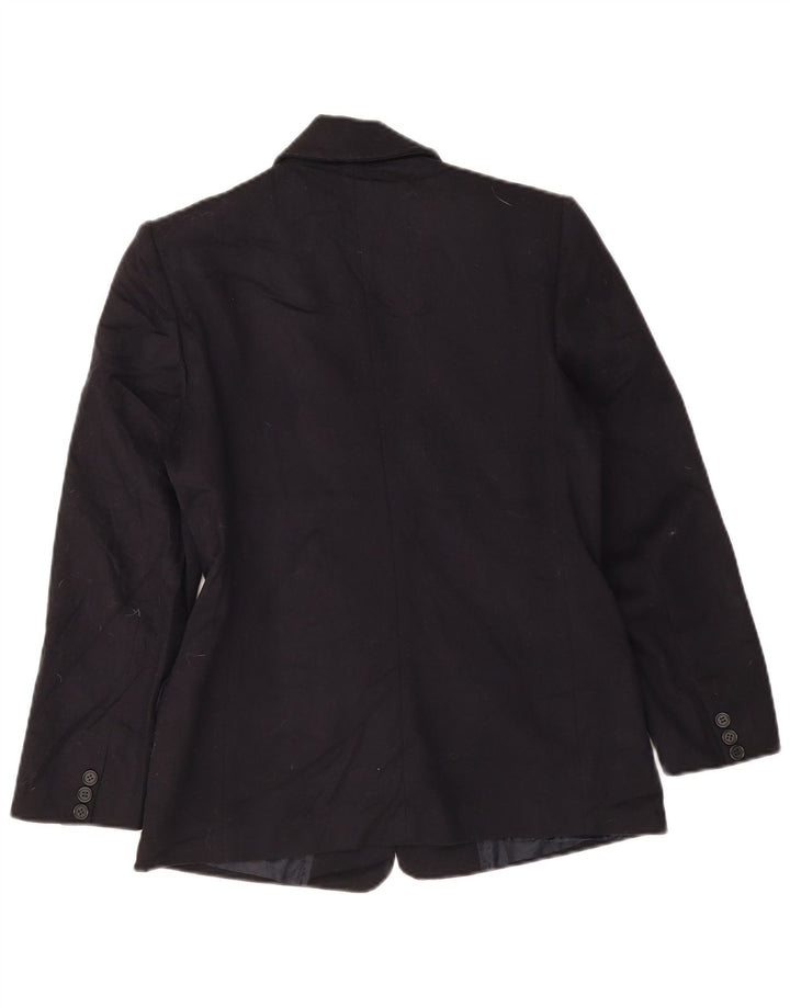 Ball On Veste Blazer 3 Boutons Femme IT 42 Laine Vierge Bleu Marine Moyen
