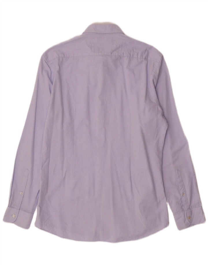 Zara Chemise Slim Fit Homme Bleu Coton