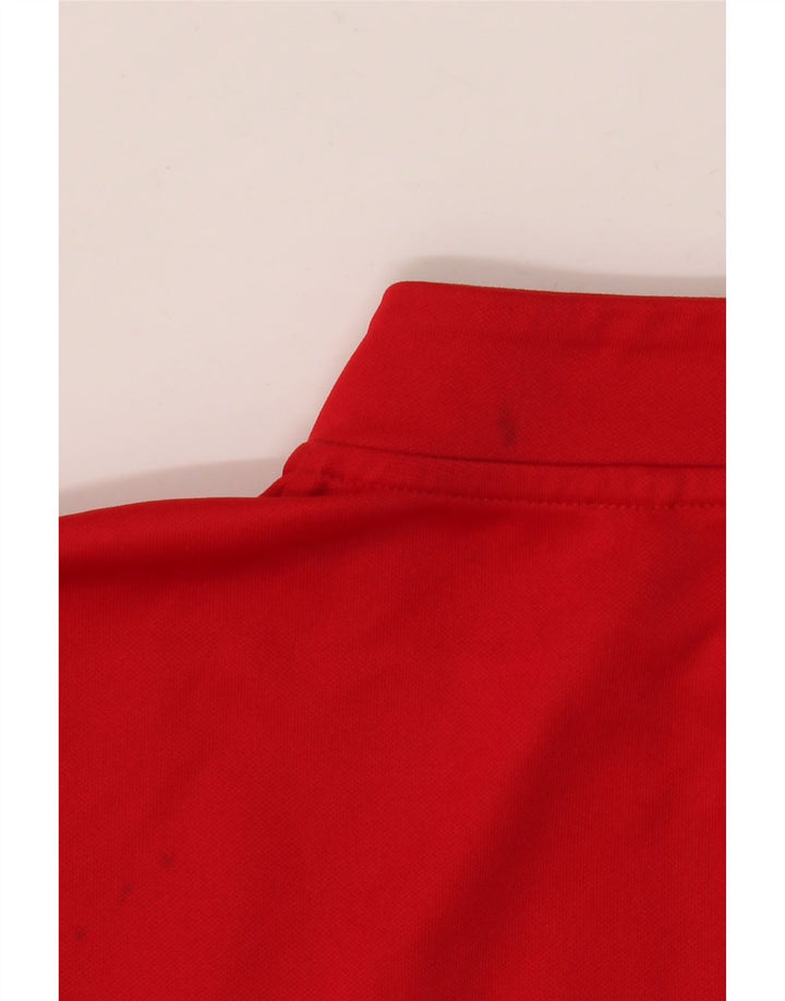 Adidas Homme Aeroready Graphic Survêtement Top Veste Rouge Moyen Polyester