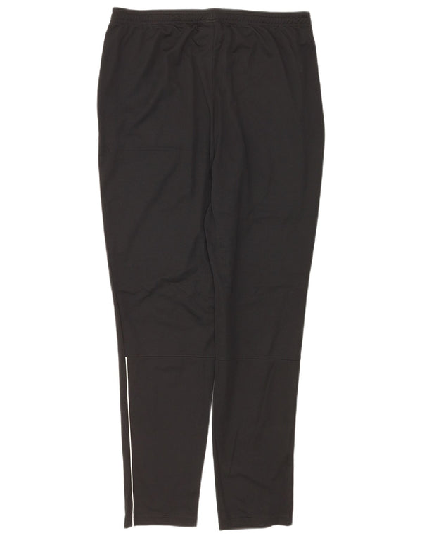 NIKE Pantalon de survêtement Dri Fit pour femme UK 14 Large Noir Polyester