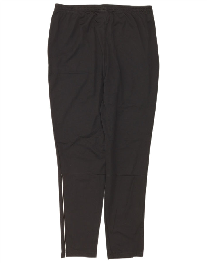 NIKE Pantalon de survêtement Dri Fit pour femme UK 14 Large Noir Polyester