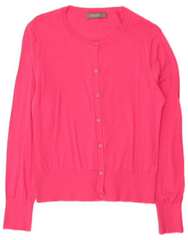 Oasis Cardigan pour femme en coton rose Taille 44