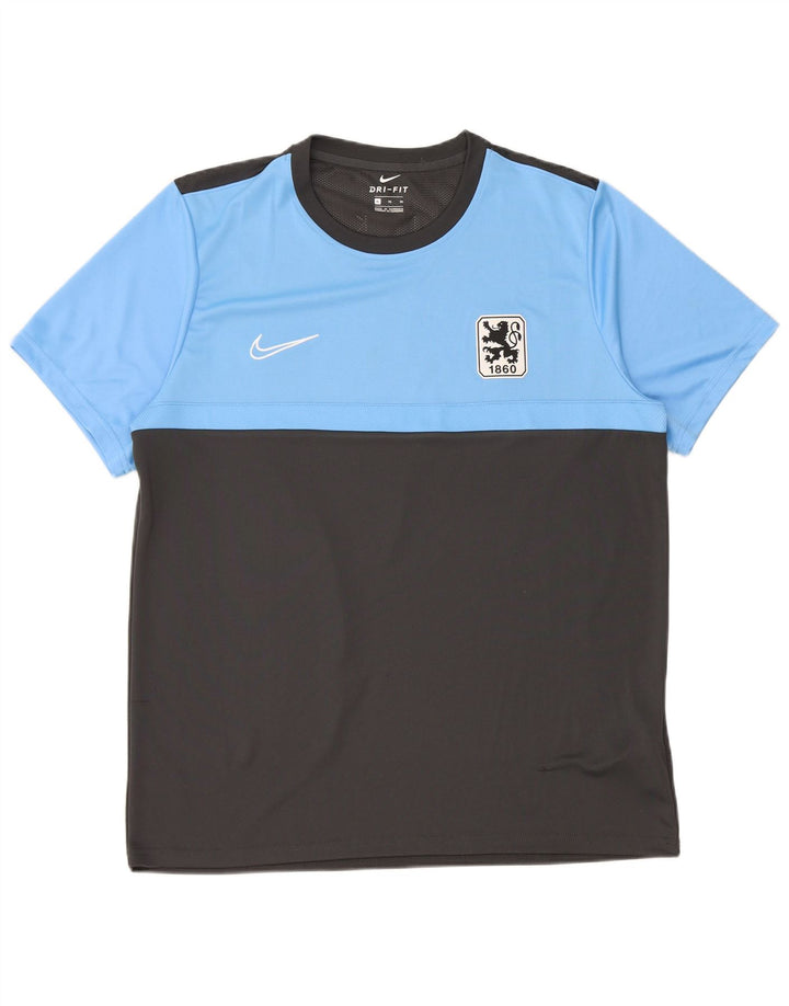 Nike Hommes Munchen Graphic T-Shirt Top XL Gris Colorblock Polyester