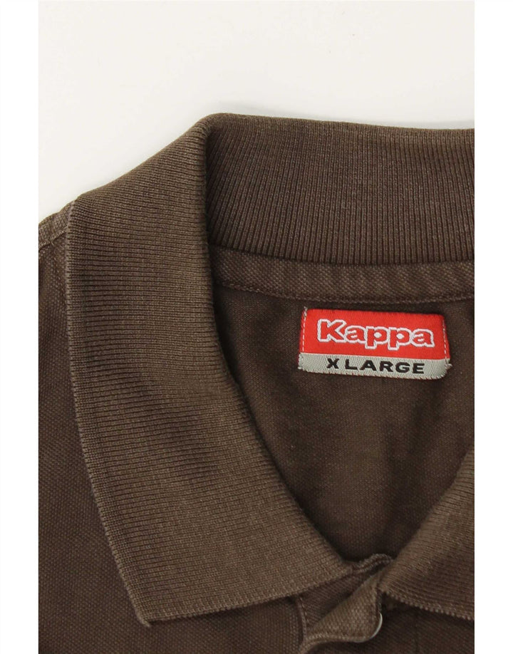 Kappa Polo Homme XL Marron