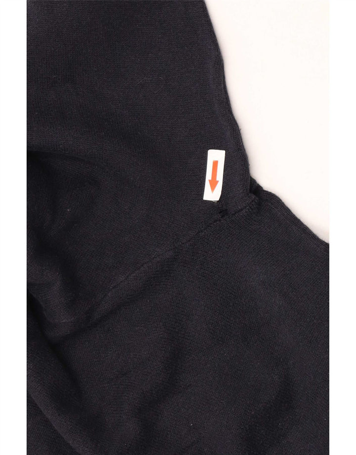 Gap Sweat-shirt à col boutonné pour hommes, grand coton bleu marine