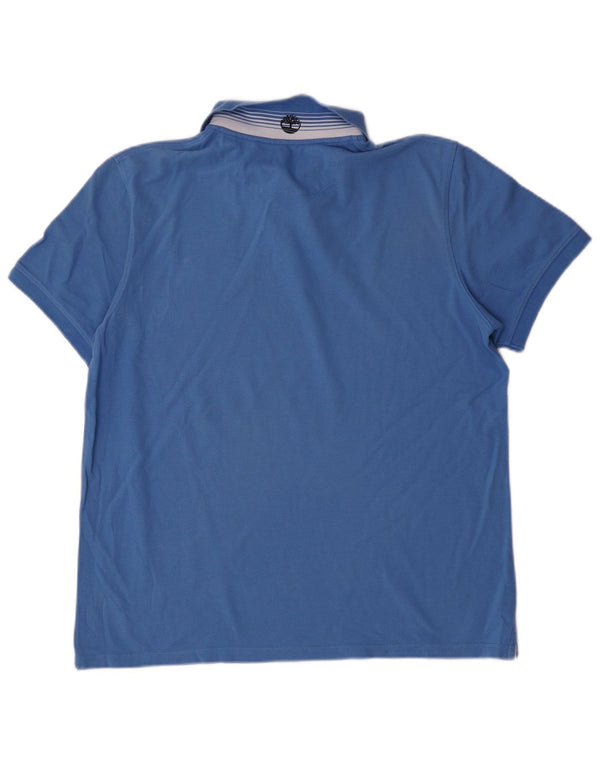 Timberland Polo Slim Fit Homme Bleu Coton XL