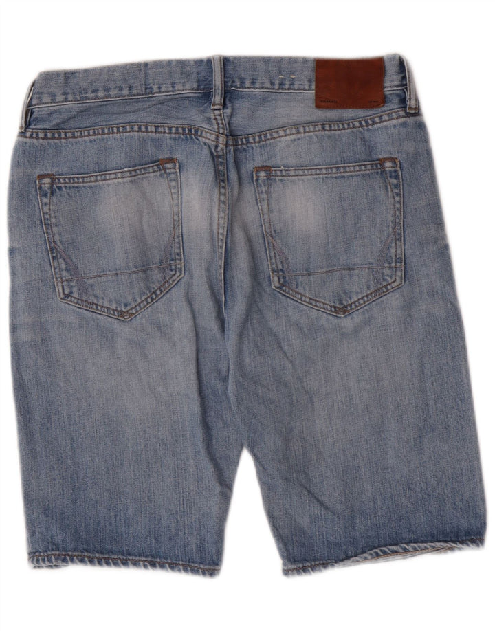 All Saints Short en Jean W32 Bleu Moyen Coton Homme