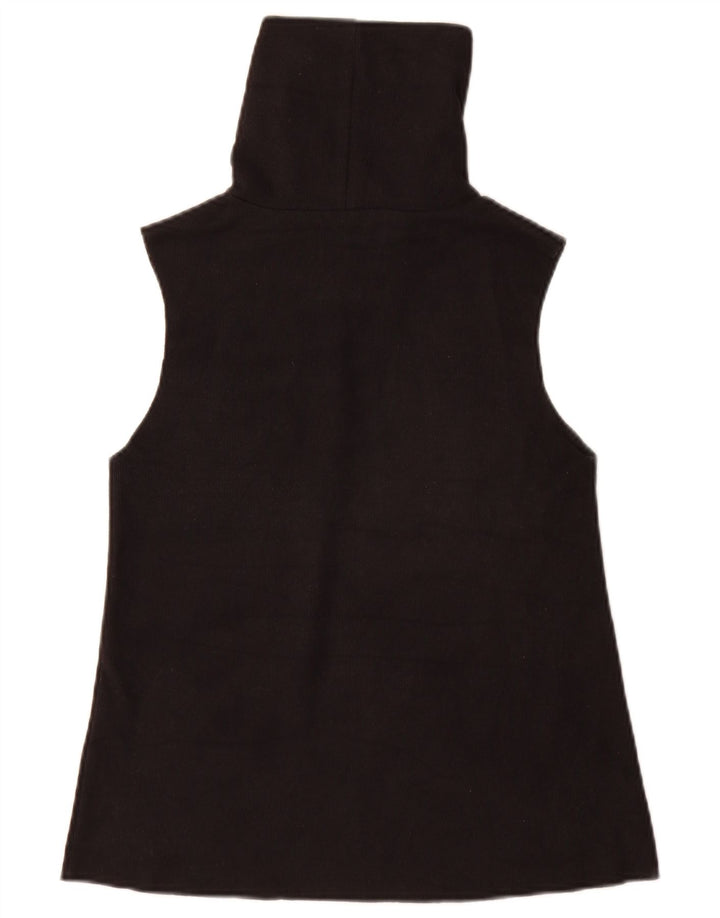 Zara Femme Débardeur UK 8 Petit Coton Noir