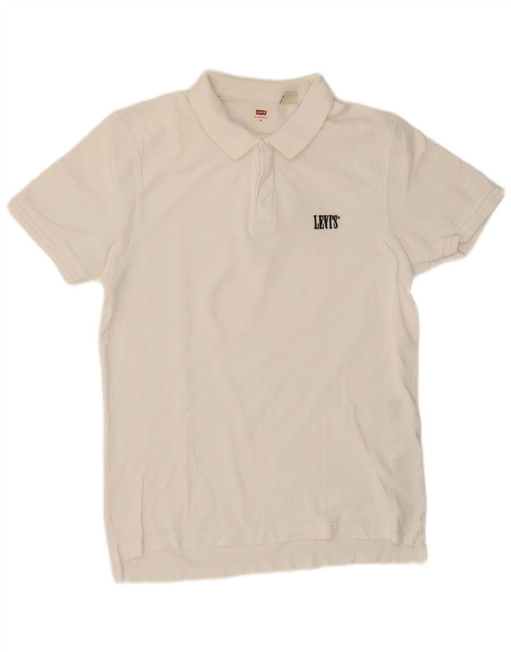 Levi's Polo Homme Blanc Moyen Coton