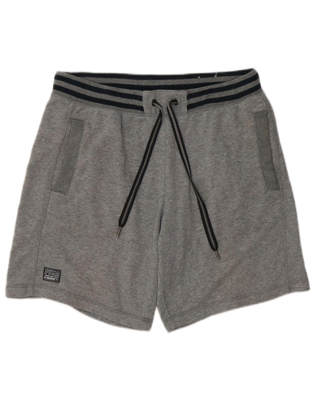 Puma Short Graphic Sport Homme Gris Large Coton