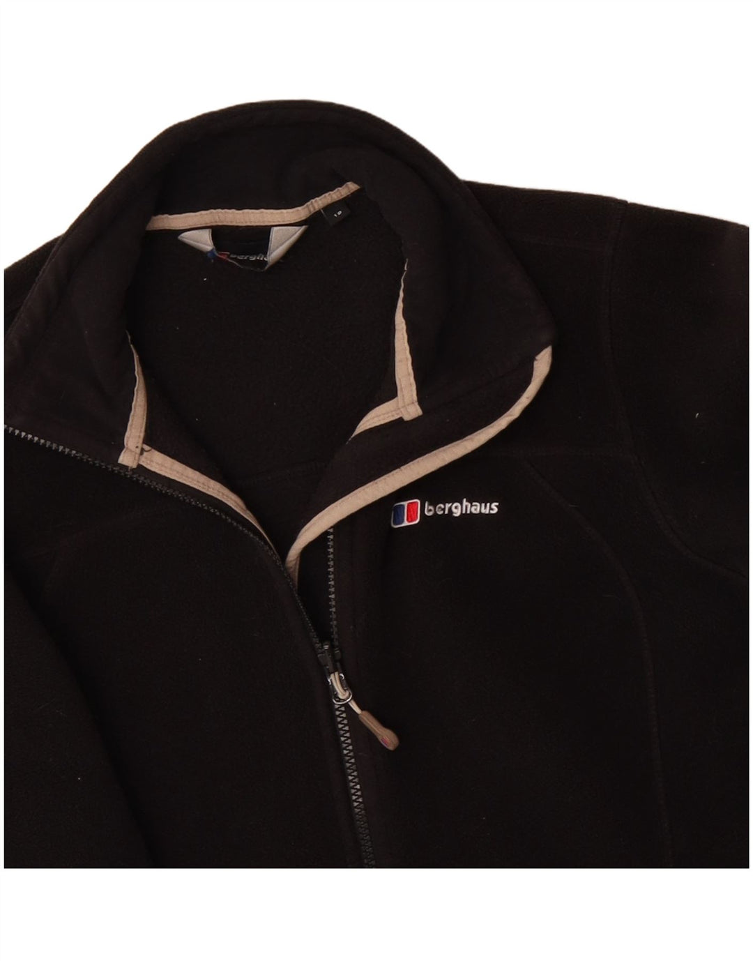 BERGHAUS Veste polaire surdimensionnée pour femme UK 10 Small Noir Polyester