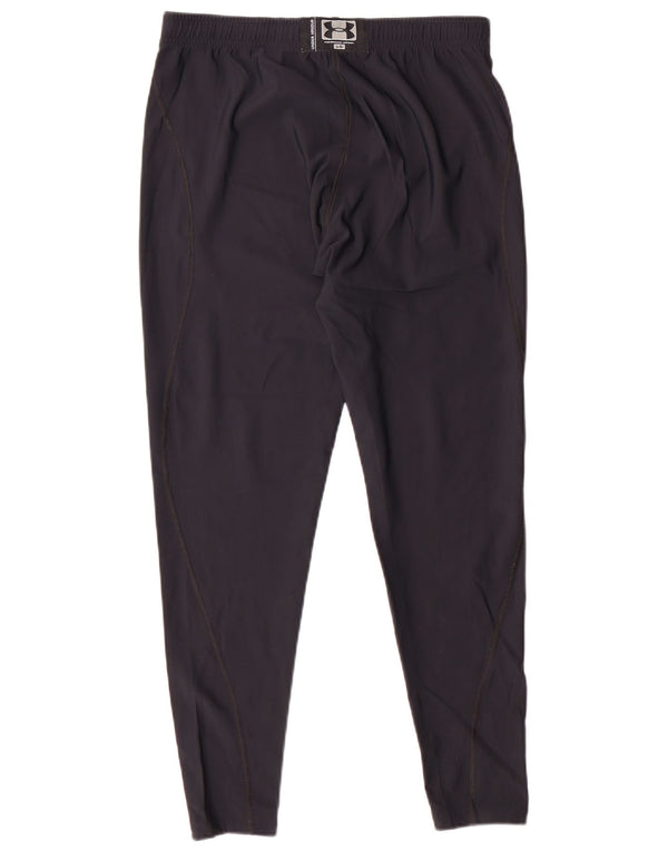 UNDER ARMOUR Pantalon de survêtement Heat Gear pour femme UK 14 Large Bleu marine