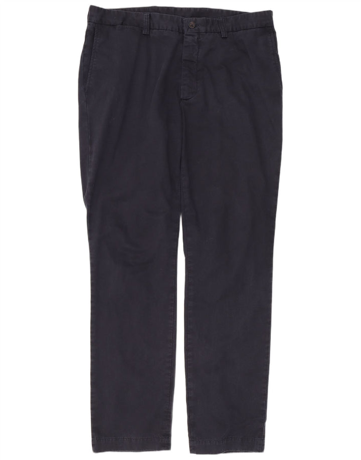 Hackett Pantalon Chino Droit Homme W40 L34 Bleu Marine Coton