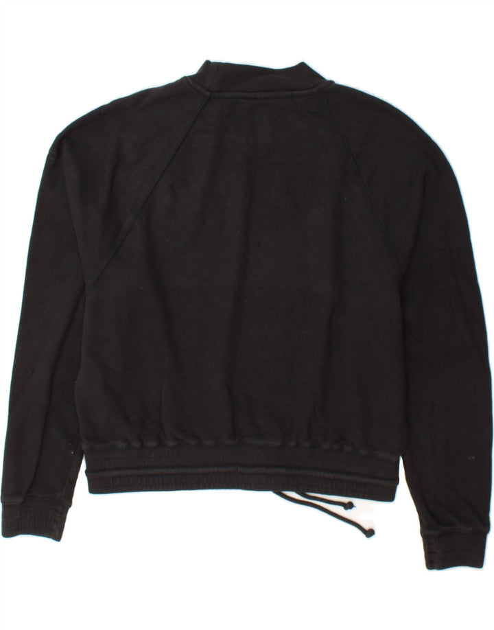 LEVI'S Womens Sweatshirt Jumper UK 16 Large Black Cotton Vintage Levi's and Second-Hand Levi's from Messina Hembry 