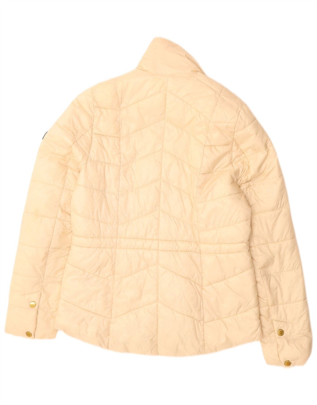 BARBOUR Veste matelassée pour femme UK 10 Small Beige Polyamide