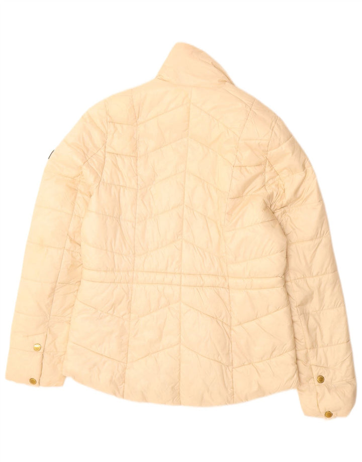 BARBOUR Veste matelassée pour femme UK 10 Small Beige Polyamide