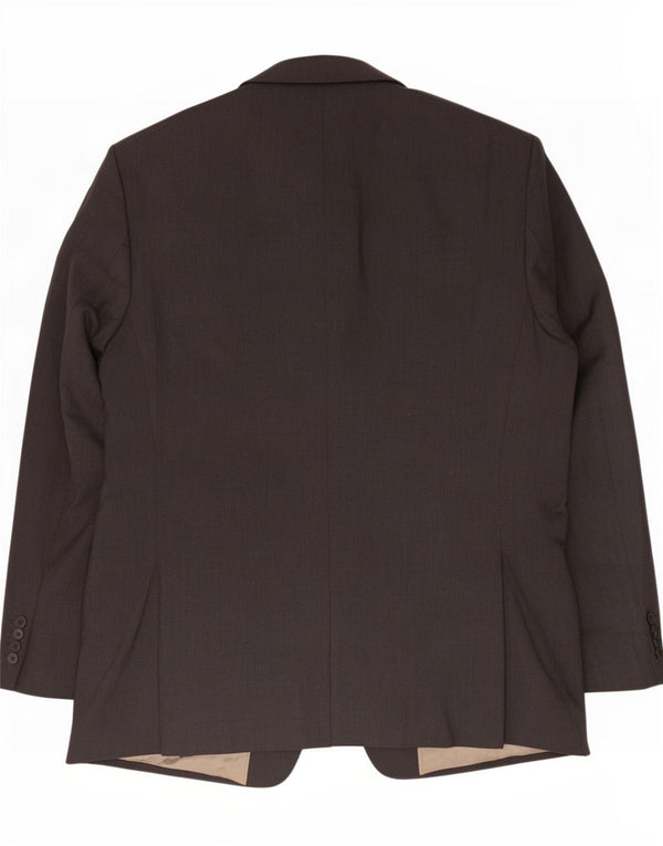 Marks & Spencer Veste Blazer 2 Boutons Homme UK 46 XL Laine Grise