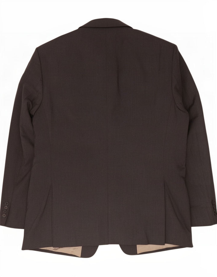 Marks & Spencer Veste Blazer 2 Boutons Homme UK 46 XL Laine Grise