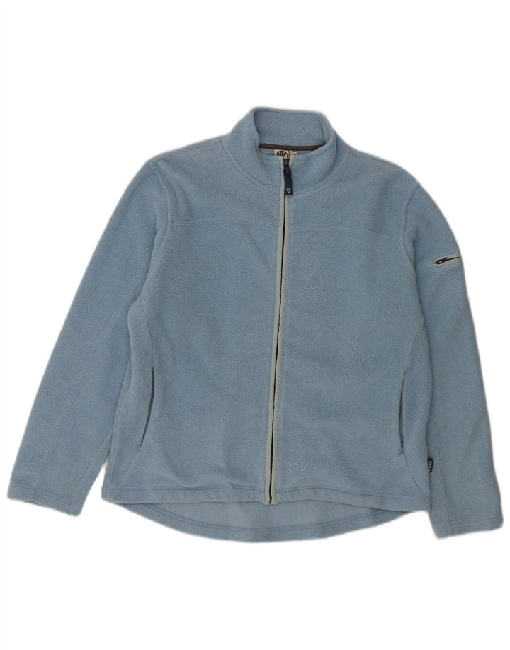 Fat Face Veste Polaire Femme UK 14 Grand Bleu Polyester