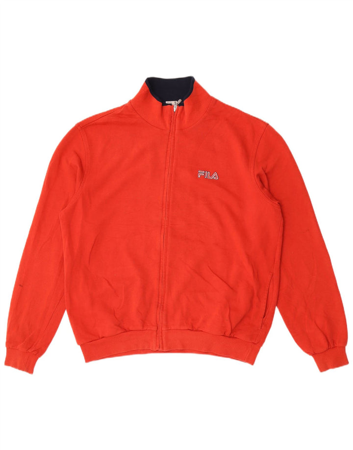 Fila Veste de Survêtement Homme Rouge Moyen Coton