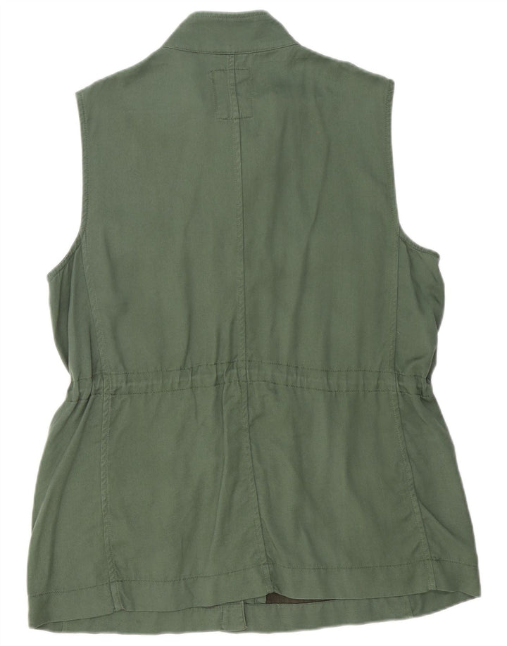 Gap Gilet Utilitaire Femme UK 18 XL Vert Lyocell